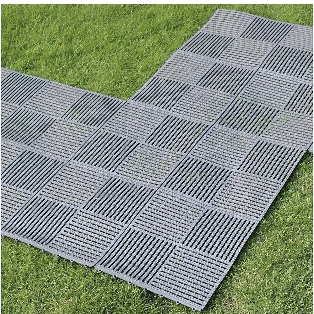 9 Pack Modular Interlocking Tiles Double Non-slip 12